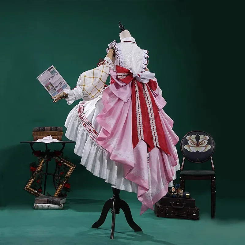 Costume de Cosplay du 15e ouvrier, Robe de Princesse Lolita Rose Mignonne, Vocaloid Trempé, Uniforme de Noël, Vêtements de Carnaval, 2023