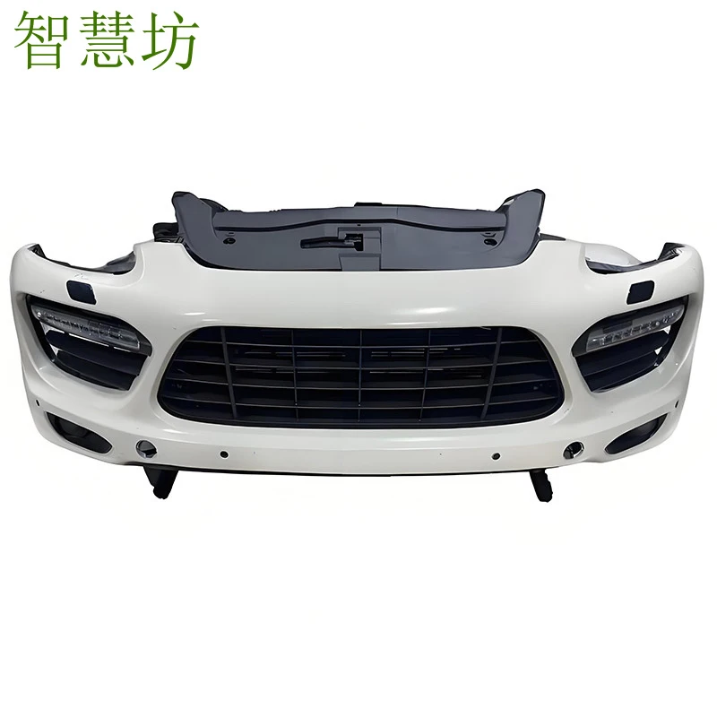 

Suitable for Porsche Cayenne, Cayman front bumper, 911, Panamera, 718, Macan front lip and front face assembly from disassembled