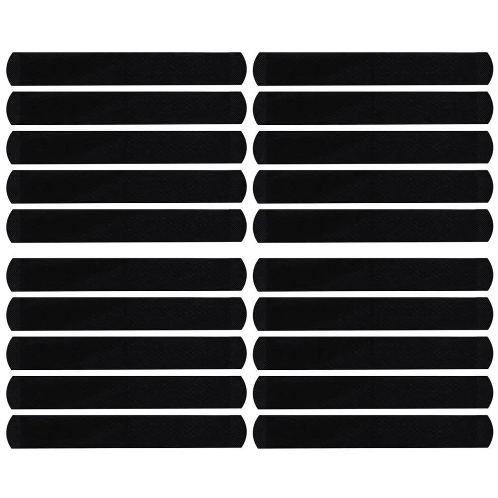20Pcs Adhesive Sweat Absorption Strips for Hats Caps Dress Collars Sleeves Odor Eliminating Breathable Sweat Liners Non-Woven
