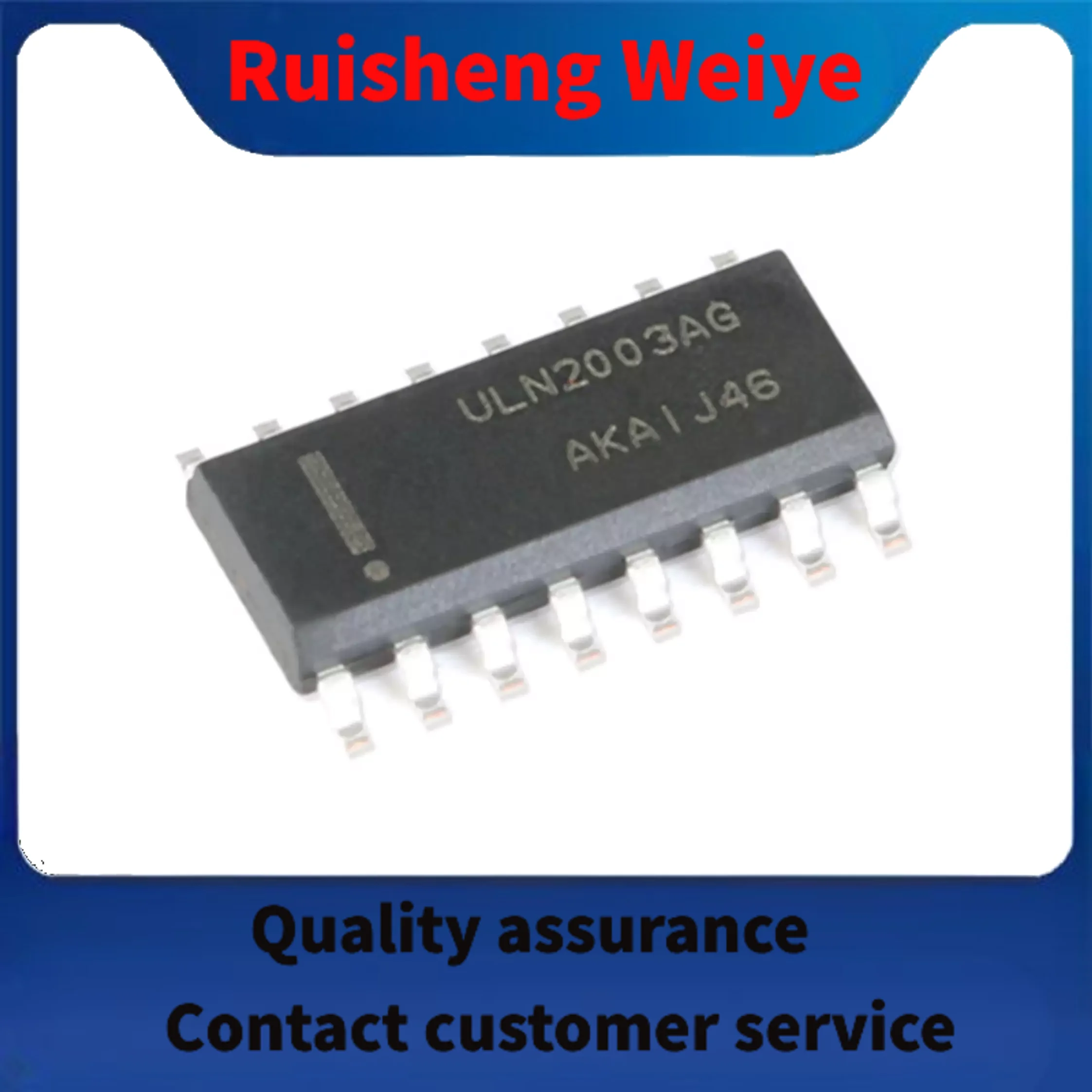 

10PCS ULN2003ADR2G Silkscreen ULN2003AG SOP-16 Darlington Transistor Array IC
