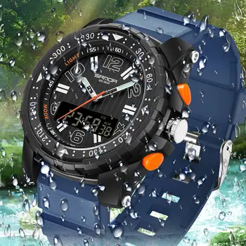 超人聯名款男士石英錶 學生運動LED電子錶 男士防水華納腕錶 Reloj Hombre Clock 10 最佳銷售 超人手錶 - №2