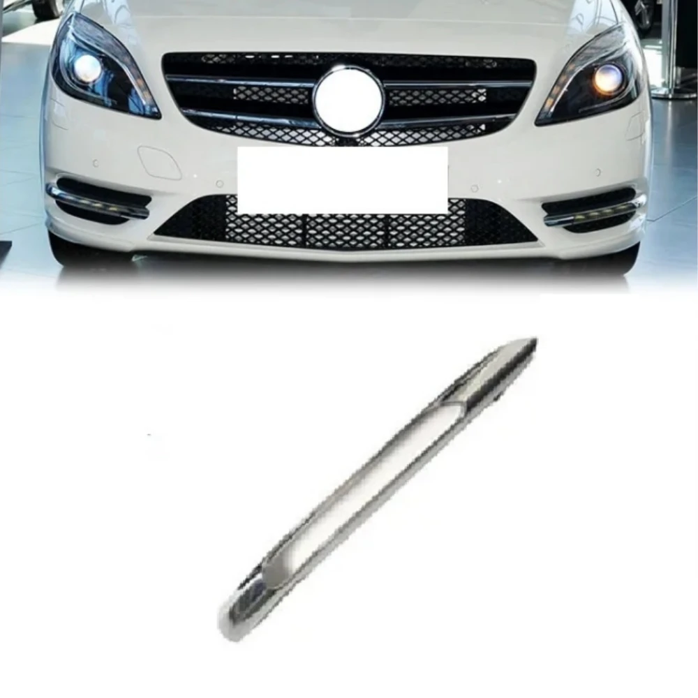 Front bumper fog lamp cover chrome strip For Mercedes Benz B-Class W246 2012-2014 OEM 2468850474 2468850574