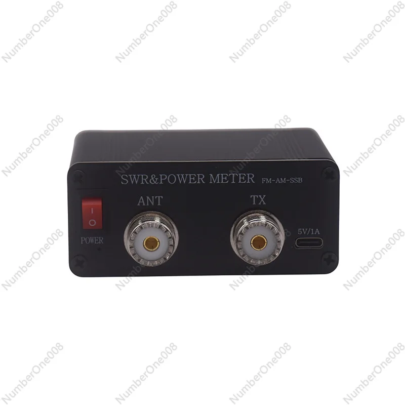 120W HF Standing Wave Meter SWR-120, 1.8-50MHz Digital Power Meter with OLED Display, Built-in Battery for Amateur Radio DIY - view 2
