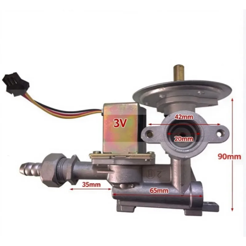 Kitchen Appliances Steamer Steamer Soup Bucket Noodle Cooker Spare Parts ZD-131 3V Solenoid Valve Body Assembly