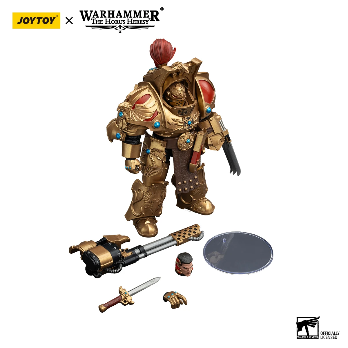 [Pre-order] JOYTOY 1/18 Warhammer 30K  Action Figure Legio Custodes Aquilon Terminator Squad 3PCS Model Model Toy Gift