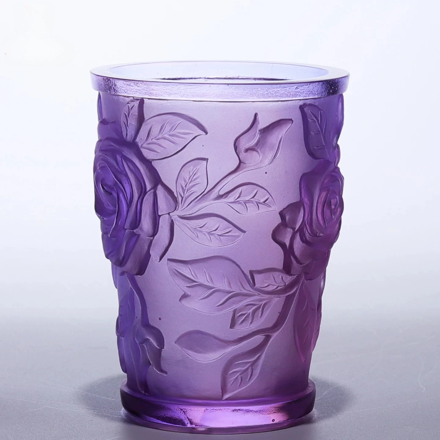 Luxury Rose Candle Holder Vase Ornament, Crystal Designer Aromatherapy, High-end Living Room Dining Table Decor, Gift