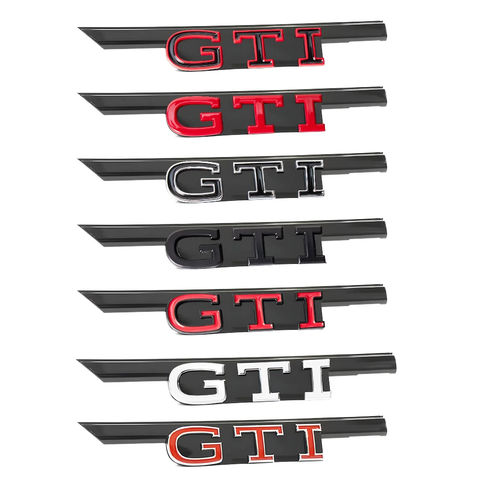 1PCS For VW Golf 8 Replacement GTI GTD plastic badge Car Front Grill Emblem Lid Covers Logo Sticker Decoration Auto Accessories