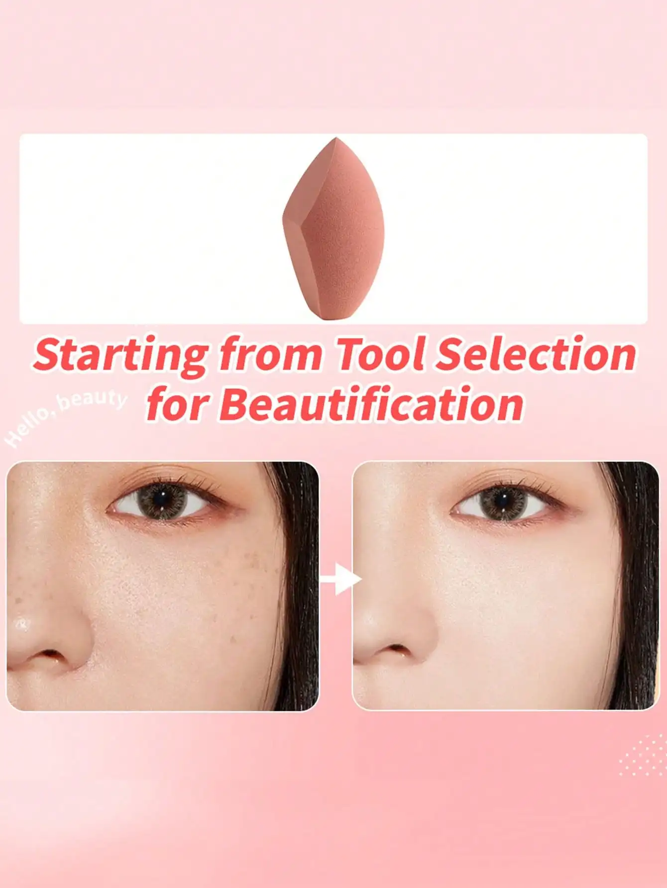 ウェットおよびドライデュアルパーパスメイクアップスポンジ、デイリーメイク用メイクアップツール、ポータブルデイリーおよびトラベル、1ラージ