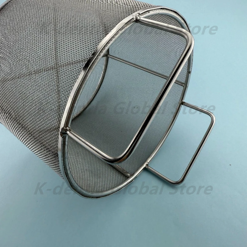 

304 Stainless Steel Round Drain Basket Thick Wire wire mesh Hole Rust Resistant Disinfection basket