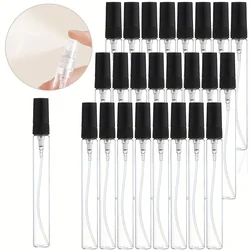 25pcs 10ml Refillable Empty Portable Glass Spray Bottle with Plastic Nozzle Pocket Spray Perfume Bottle - Travel Accessories