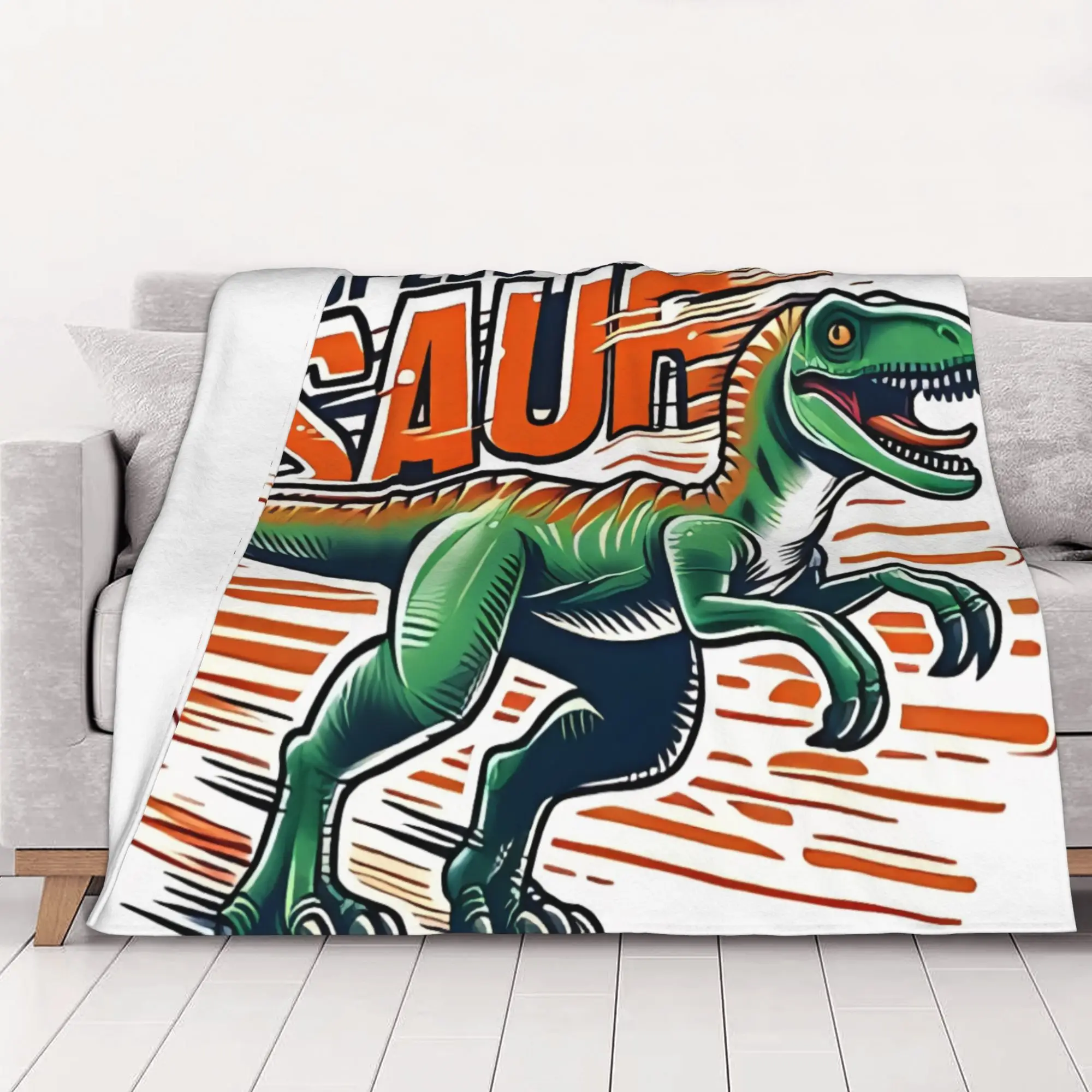 1PC home Cutecore philosoraptor Velociraptor  Speedy Saur philosoraptor Blanket Super Cosy Plush Home Living Room Sofa halloween