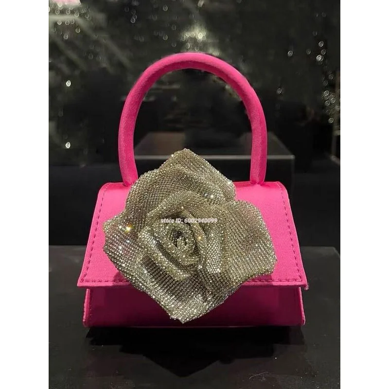 

Модная кожаная женская сумка с бриллиантами, маленькая сумка через плечо, новая элегантная вечерняя сумка, портативная сумка для вечеринок и ужинов для девушек