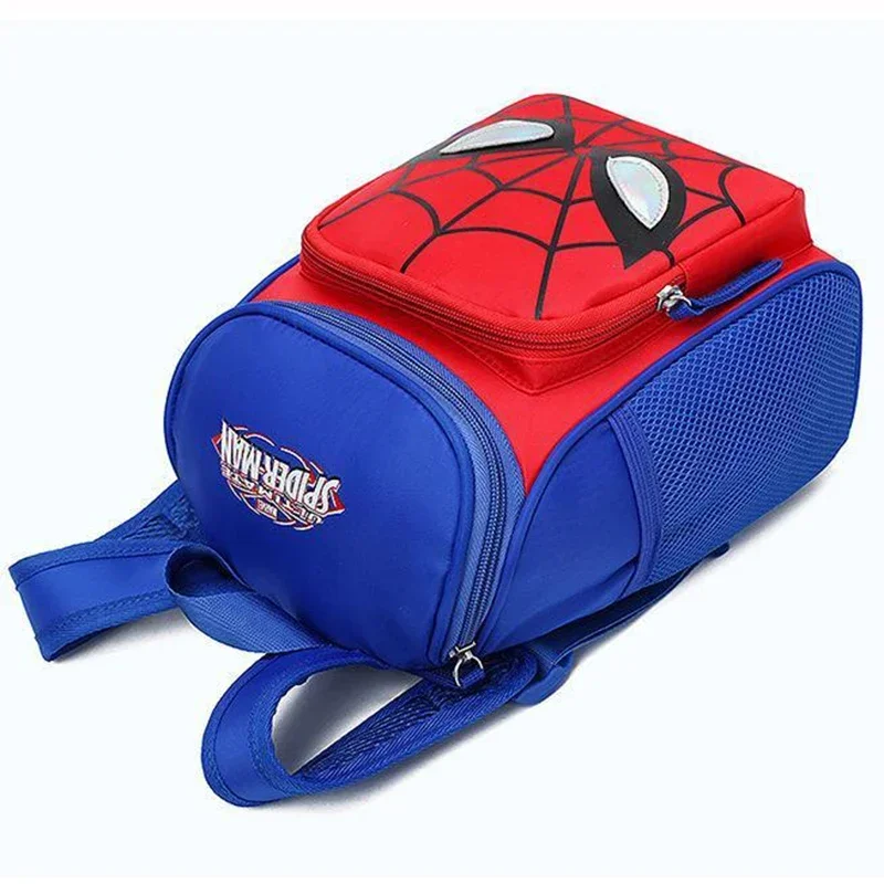 Spiderman Kawaii Backpacks Student School Bag Cartoon Kindergarten Backpack Children's Travel Bag Gift - Detail 1