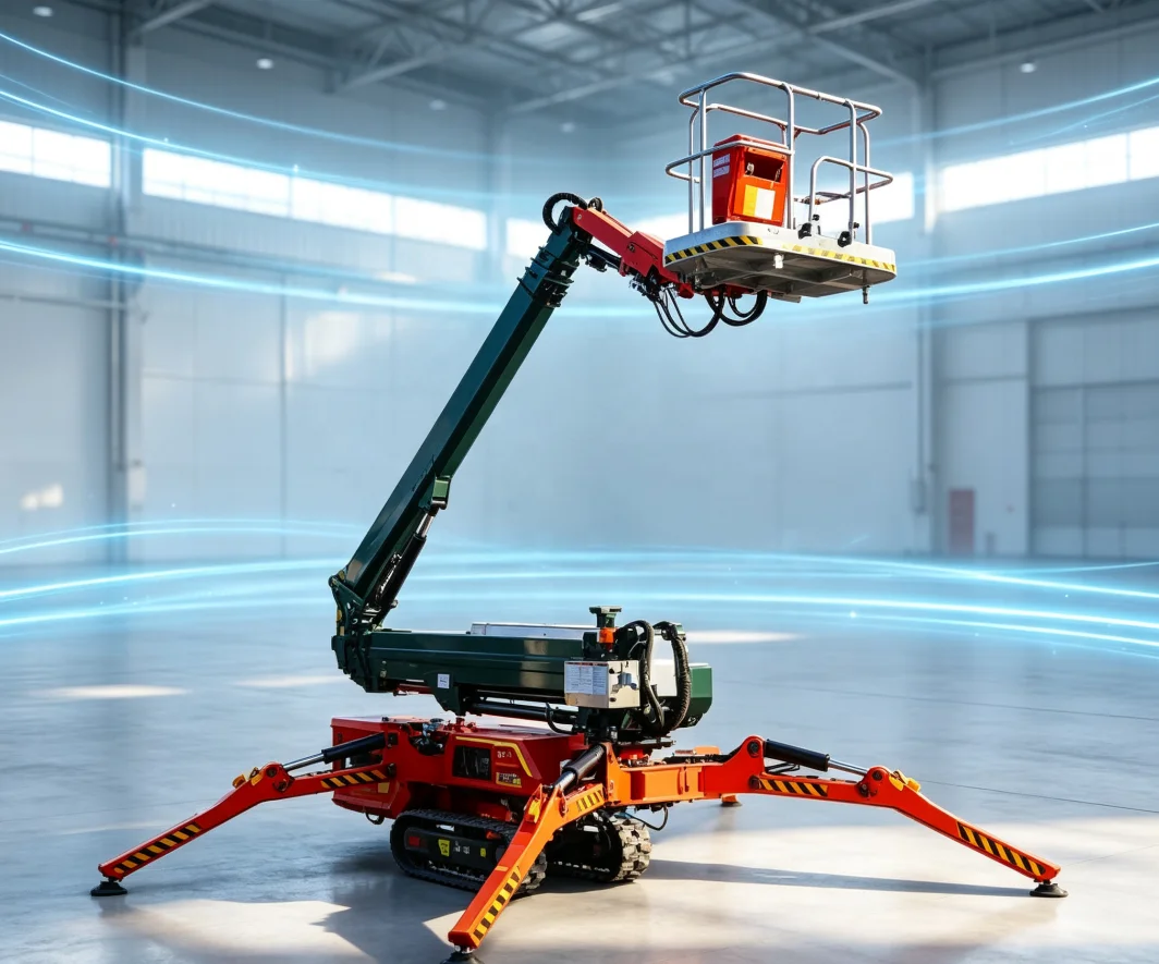 Spider-type Diesel Engine Aerial Work Platform with 27 Meters Effective Height Kilogram Load Capacity High Efficiency