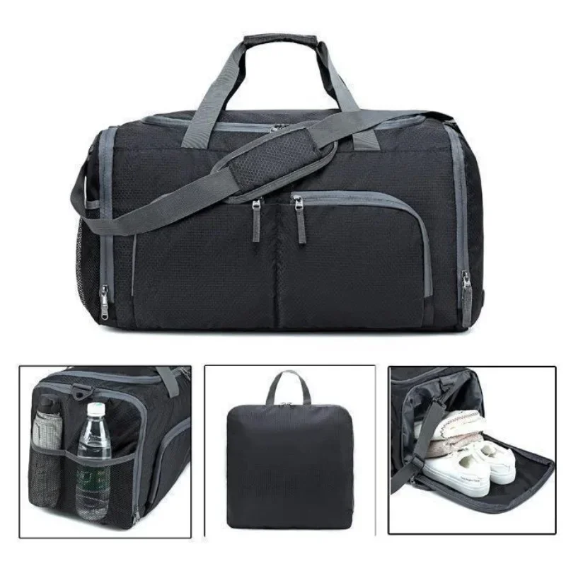 

Fitness Yoga Bag Multifunctional Foldable Storage Travel Bag Large Capacity Portable Carry on Luggage Bag Dry Wet Separation