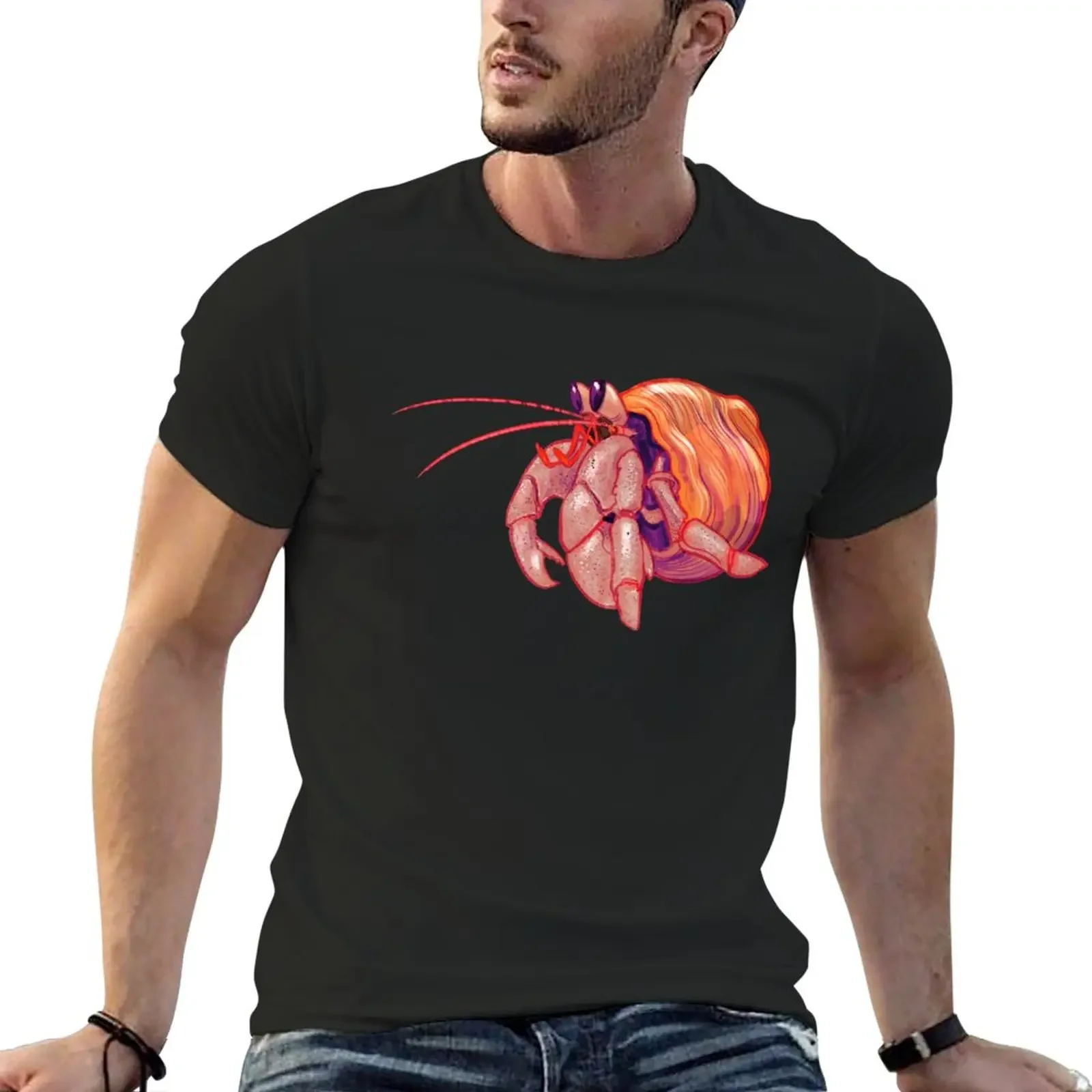 New crab hermit T-Shirt custom t shirt aesthetic clothes customizeds mens clothes