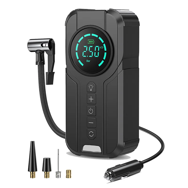 

OEM 12v Tire Inflator Digital Automatic Tire Inflators Portable Mini Cordless Air Pump Car Air Compressor for Car