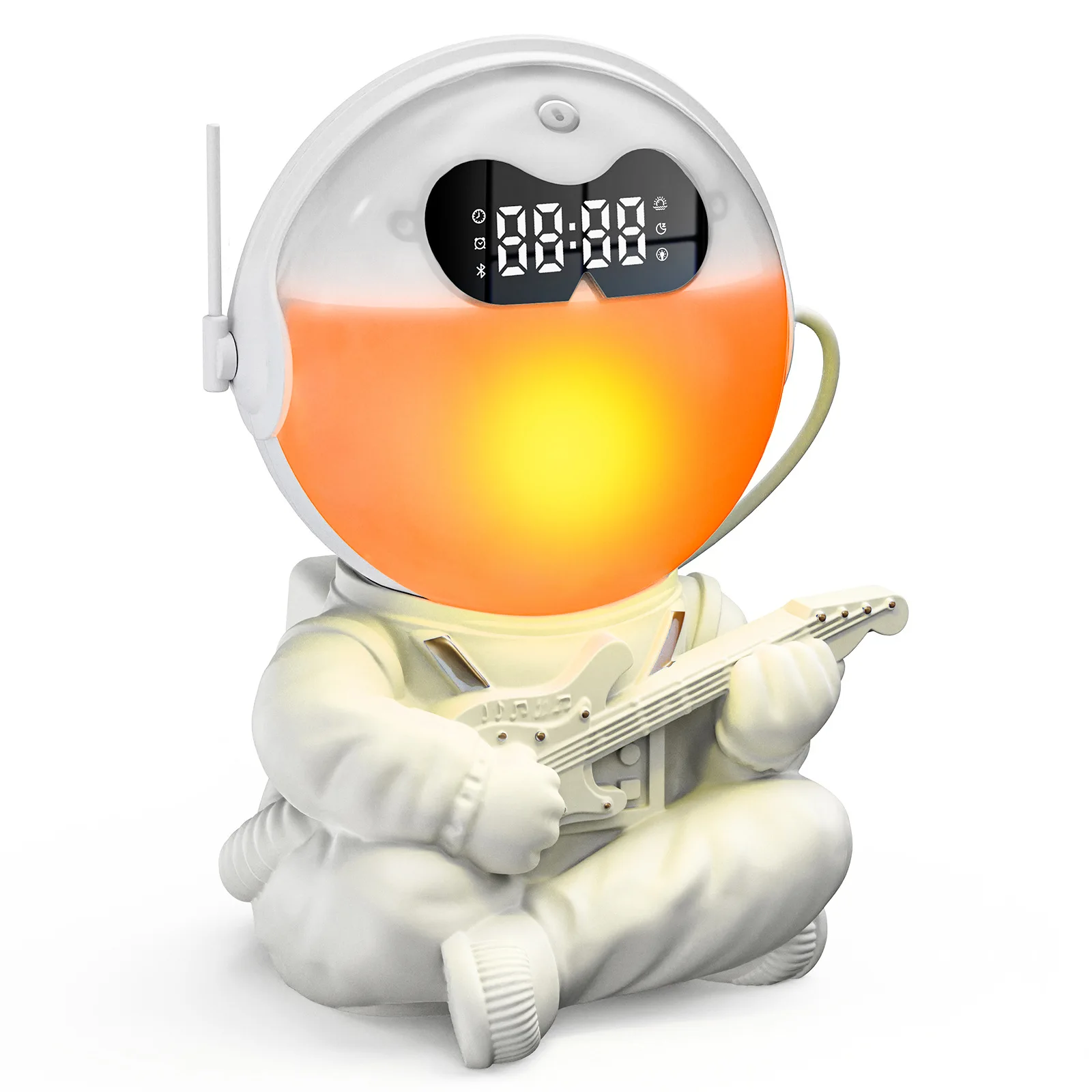 Atmosphere Light Astronaut Wake-Up Alarm Clock Sleep Companion White Noise Bluetooth Music Night Light