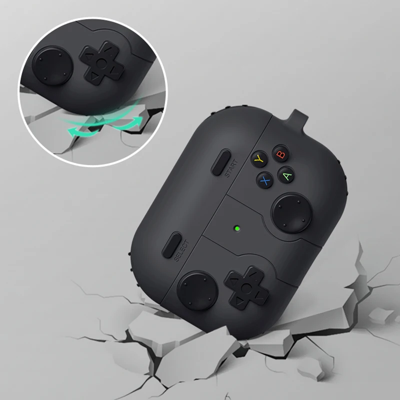 3D Game Controller Case For AirPods Pro 2 Cover Shockproof Protective Anti-Fall Case With Hook Accessories For Apple Airpods 3 4