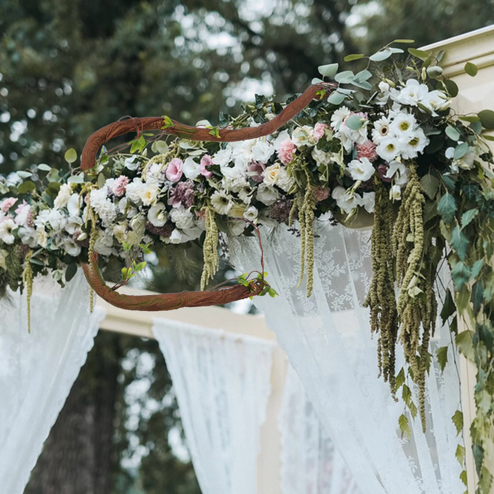 

Faux Vine Artificial Tree Twig Hanging Plant Decor Wall Door Scene Layout Photography Prop Artificial Tree Twig