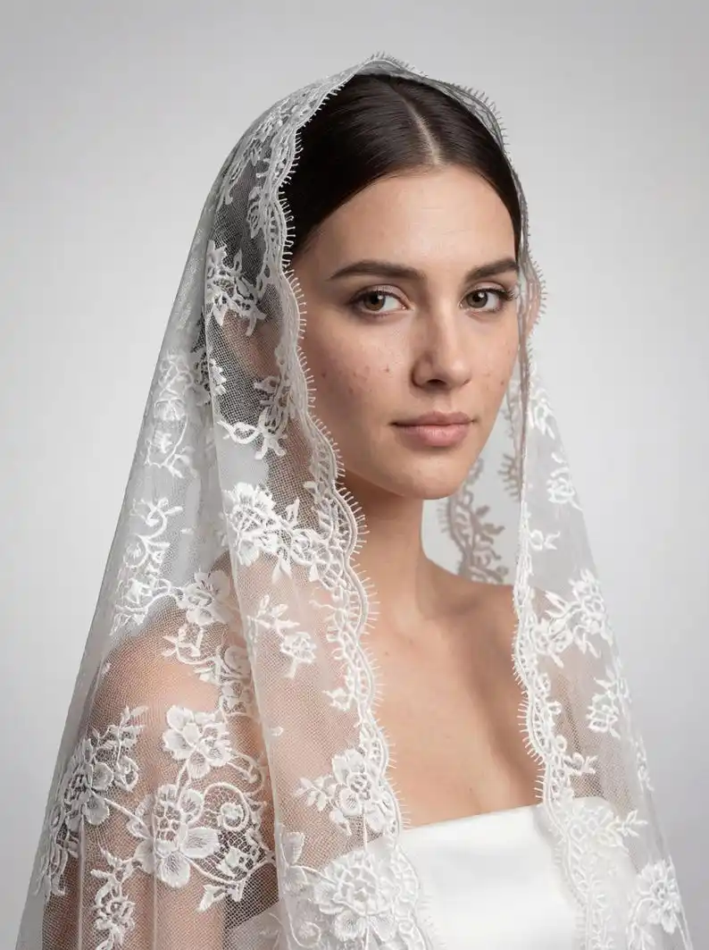full-lace-short-mantilla-veil-vintage-wedding-accessories-headpiece-soft-tulle-church-ceremony-classic-bridal-veil