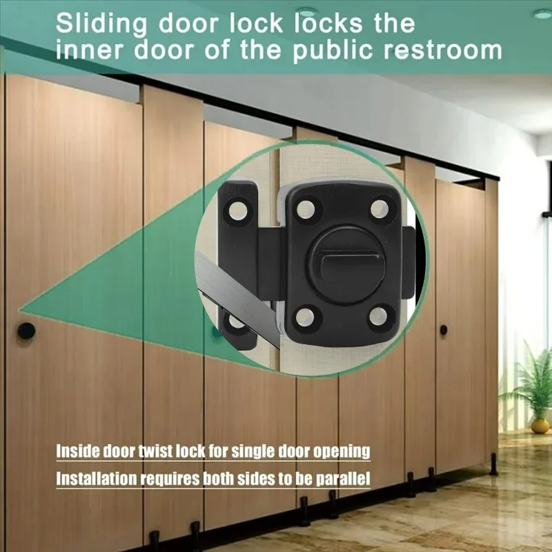 تدوير الترباس مزلاج أمن الوطن مزلاج بوابة المزالج الباب قفل منزلق تويست الدورية برميل قفل لباب خزانة الحمام