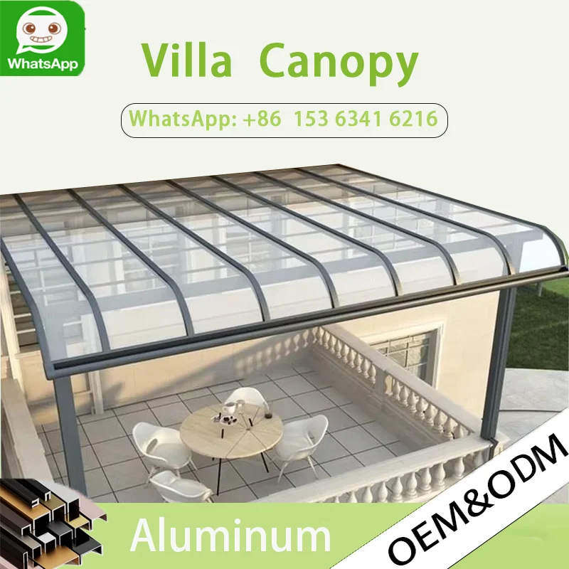 

Suitable for terrace balcony window awning outdoor aluminum alloy awning polycarbonate awning aluminum awning awning