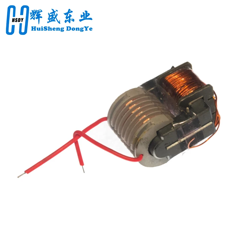 15KV High Frequency DC High Voltage Arc Ignition Generator Inverter Boost Step Up 18650 DIY Kit U Core Transformer Suite 3.7V