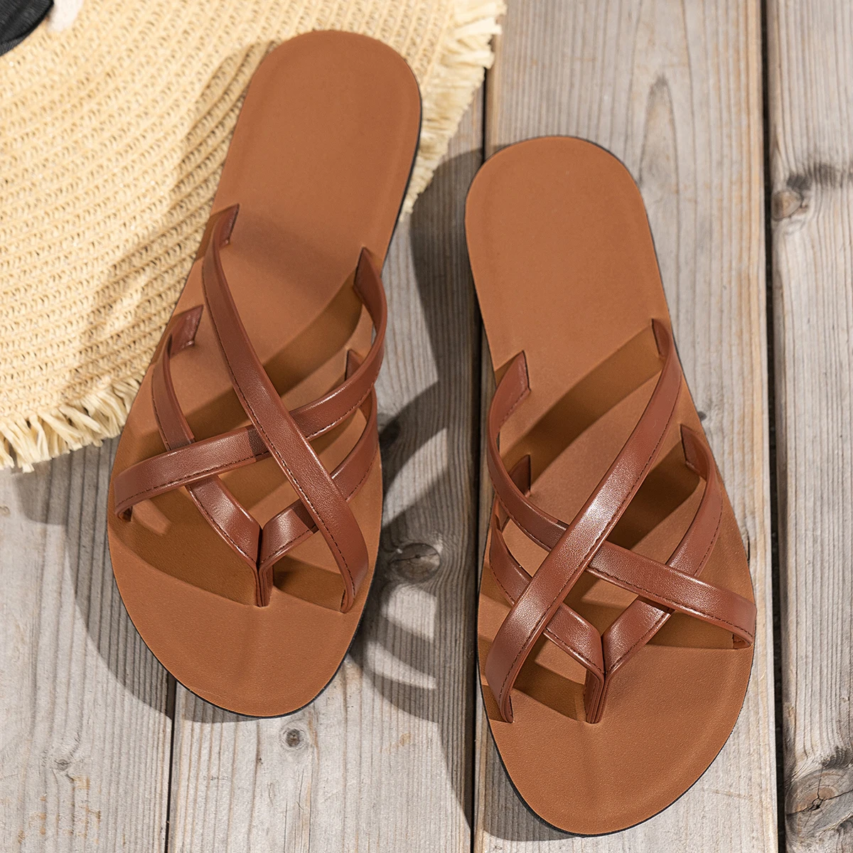 Frühlings- und Sommer-Damen-Flip-Flops und Modische Strandschuhe – Detail 10