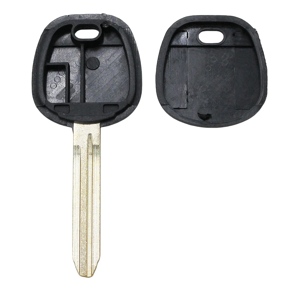 Transponder Ignition Blank Key Shell for TOYOTA Corolla Camry 4Runner HiAce Highlander RAV4 with 4C/4D67/G/H Chip Uncut TOY43