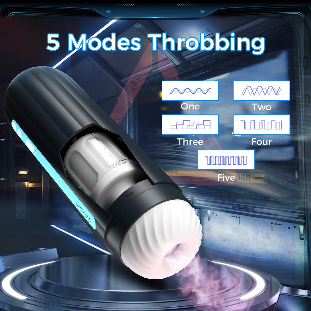 HANNES NEO Interactive Powerful Throbbing Sucking Masturbator Automatic Male Cup Adult 18 Toys APP Control for Men