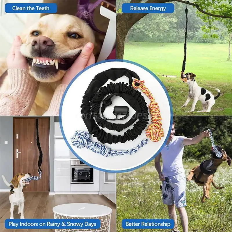 Pet Drawstring Good Tension Non-toxic Materials Durable Dog Rope Toy Outdoor Dog Toys Pet Toys Best Selling Dog Toys Sports Toys