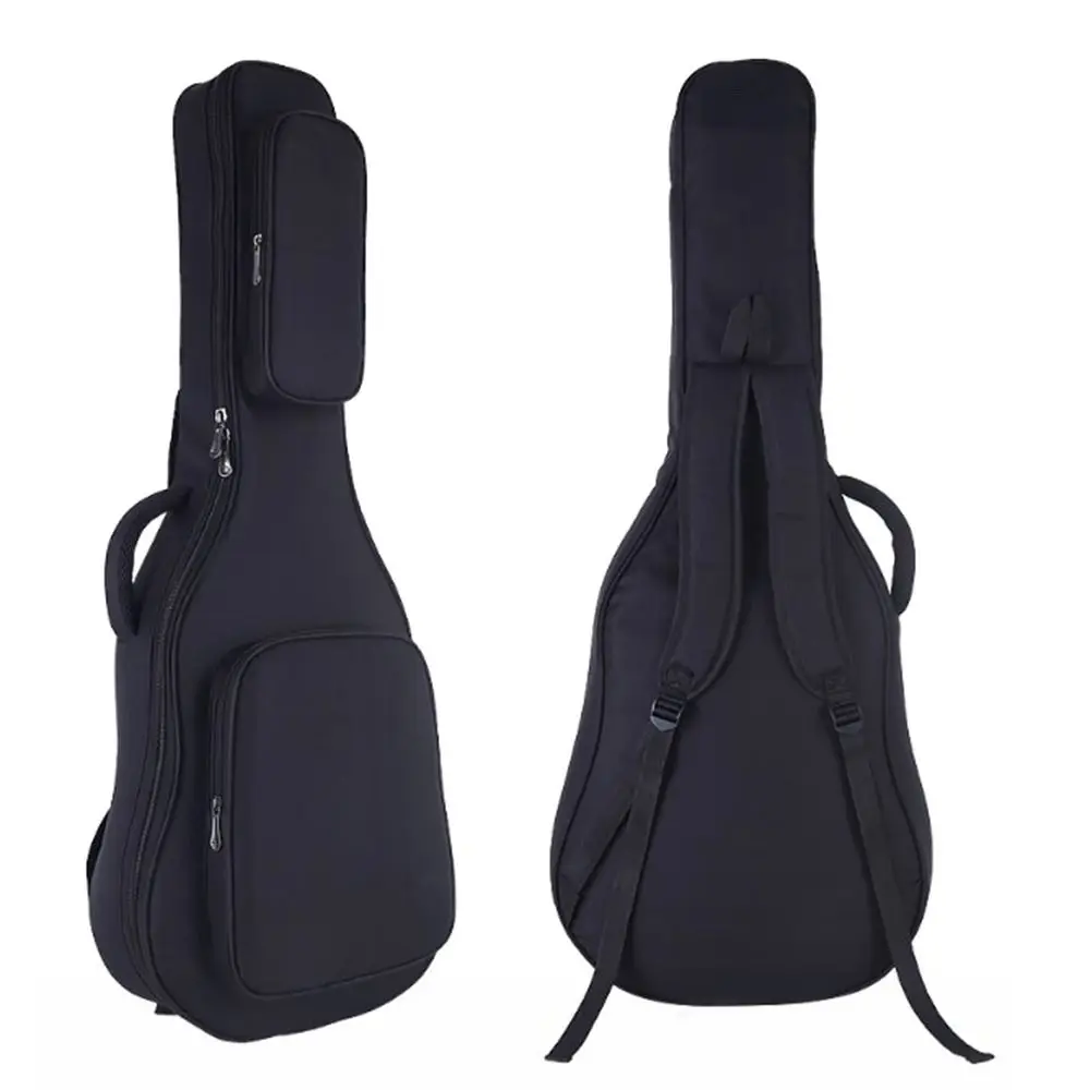 

Portable Oxford Guitar Bag Adjustable 36/39/40/41inch Electric Bass Backpack with Handle Double Straps Gig Bag gigging musician