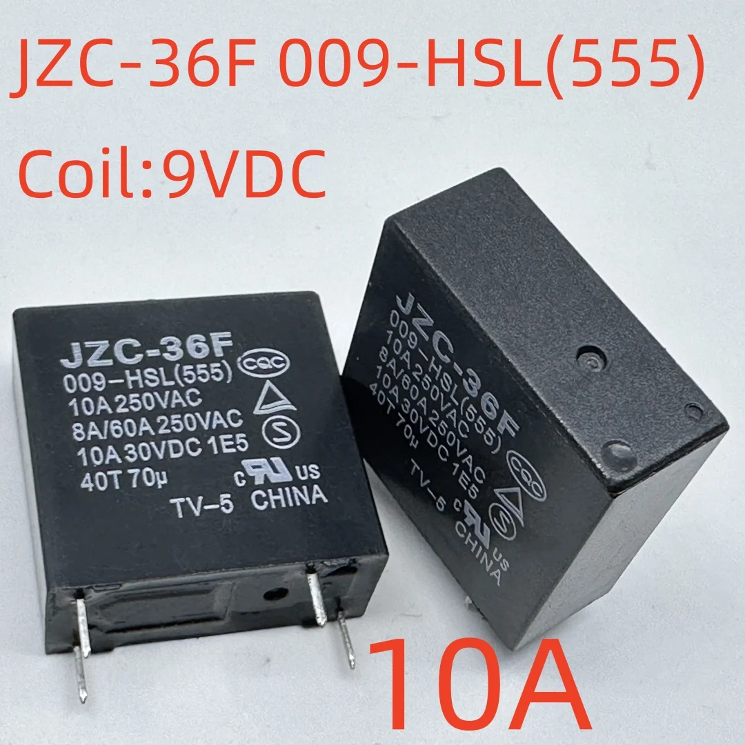 รีเลย์ JZC-36F 36FA-5V/9V/12V-10A คุณภาพสูง ใช้งานได้หลากหลาย พร้อมคำแนะนำจากผู้ใช้งานจริง