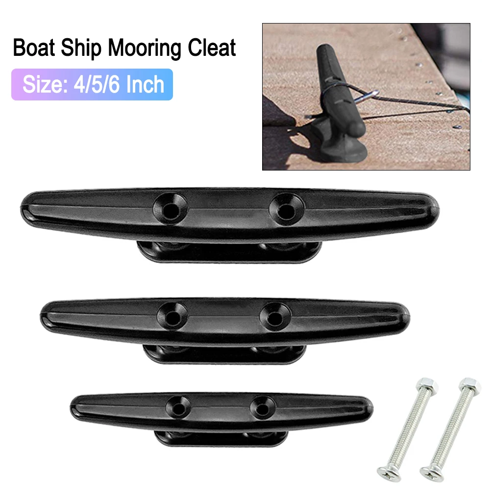 4/5/6Inch Nylon Mooring Cleat Deck Marine Bollard Boat Ship Yacht Deck Line Rope Tie Boat Hardware Accessories for Sightseeing