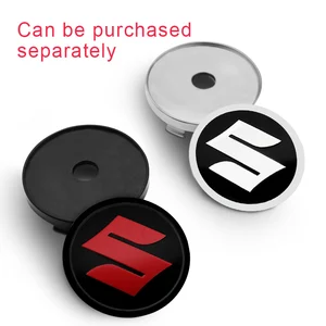 Auto Wheel Center -Hub -Kappe Emblem, Aufkleber, Suzuki, Jimny, Grand Vitara, Swift, High, Emblem, Emblem, Accessoires, 4PCS, 56 mm, 60 mm. 6 Hauptverkäufe Emblem Suzuki SX4 - №1