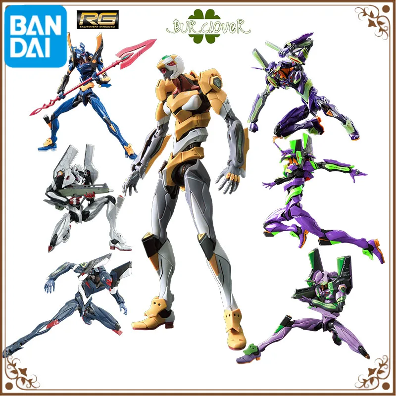 

Bandai Original GUNDAM RG Series NEON GENESIS EVANGELION EVANGELION-01Anime Action Figure Assembly Model Toys Collectible Model