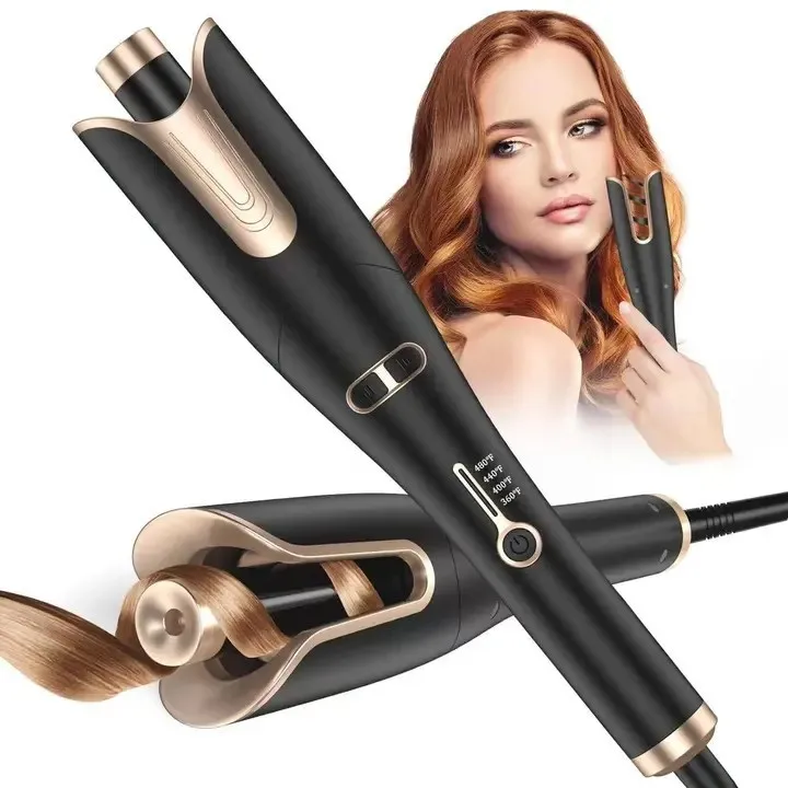 Two-Way Automatic Electric Curling Iron Smooth Quiet Ceramic Egg Roll PTC LED ROHS Certified Battery Popular Household Tool