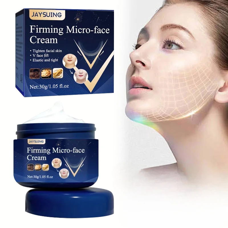 Facial Lift Slimming Cream Thin V Face Lifting Cream Double Chin Reducer Firming Removal Masseter Muscle Moisturizing