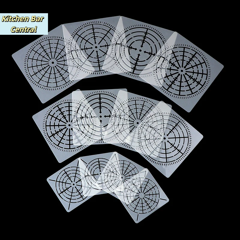 【DIY 12PCS Reusable Mylar Mandala Dotting Painting Stencils Templates Craft Tools】