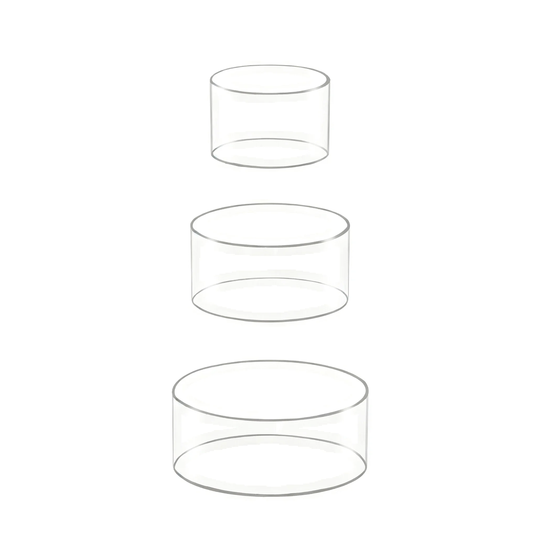 Premium Clear Cake Stand With 2 Tier Cake Stand Excellent For Showing Off Baked Goods