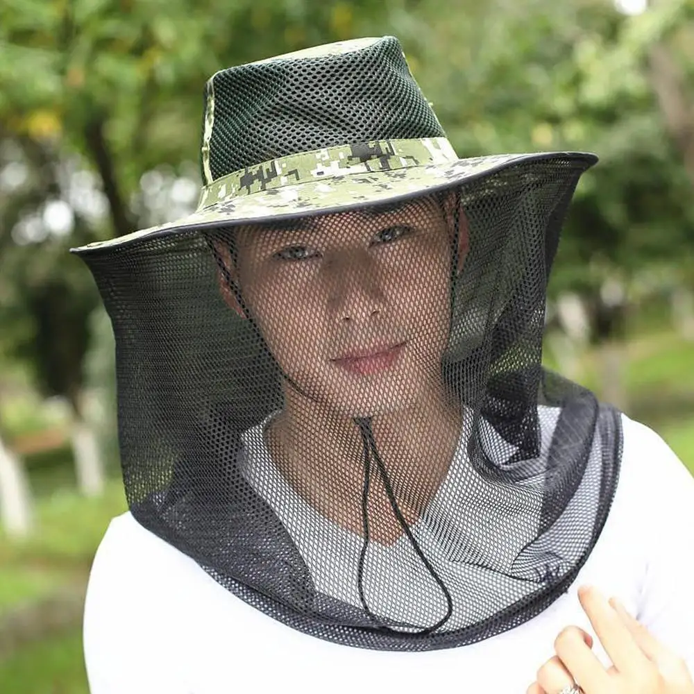 

1pc Anti Mosquito Fishing Cap 1pc Breathable Adjustable Mesh Fishing Hat Net For Men And Women Outdoor Traveling Fishing Ca G9Q2