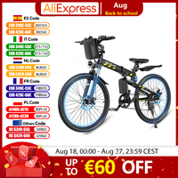VARUN M26-4 Folding Electric Bicycle 250W 48V7.8AH Lithium Battery Adult City Electric Bike 26-inch Tire Mountain Riding E-bike