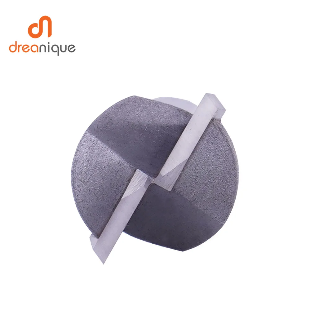 Dreanique 1pc 12.7mm Shank V-GROOVE bit for Aluminum Composite Material(ACM)Panels 90 Degree CNC Rectangular GROOVE Router V Bit