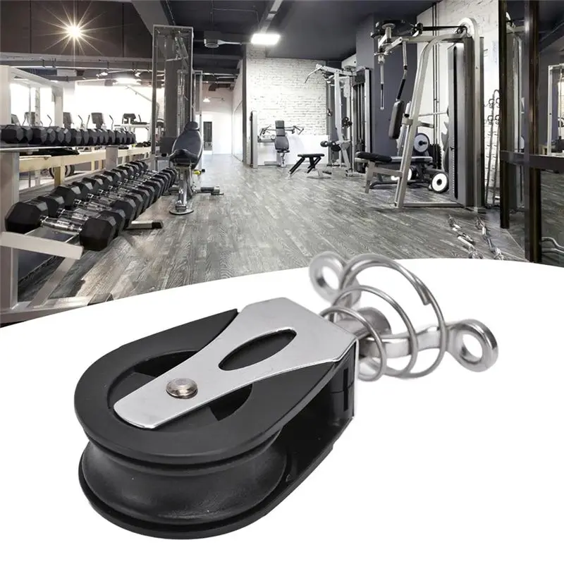 AEE2-Sheave Block Head, 316 Stainless Steel Nylon Pulley For Sailboat, Fitness Equipment, And Marine Sheets