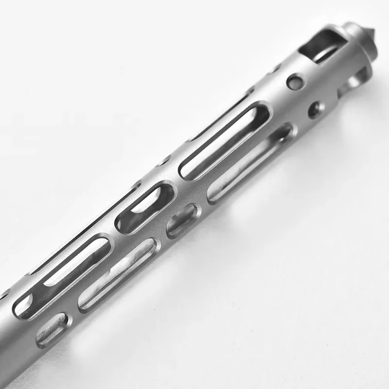 Titanium EDC Tactical Pen Heavy‑Duty Ballpoint Pen Window Breaker Survival Tool for Camping Hiking Creative Men Gift