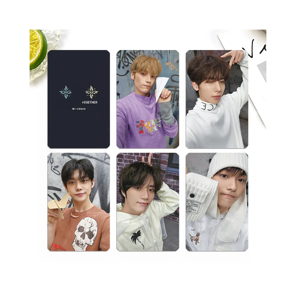 5pcs KPOP Star ALBUM CHIKAI Lucky Draw Cards SooBin YeonJun Random Cards TaeHyun BeomGyu HyuningKai Fans Collection Gift