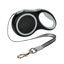 Correa para perro de 3m, 5m, 8m, 50kg, Collar de ruleta retráctil para accesorios para perros pequeños y grandes, cuerda ajustable duradera para caminar, senderismo, Bulldog