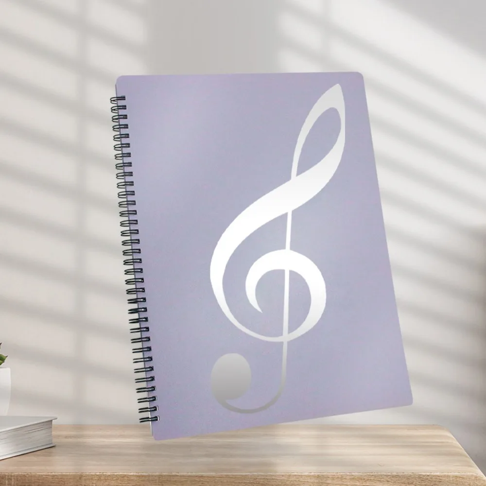 تصميم صفحة متصلة مجلد نقاط الموسيقى متعدد الطبقات 40 جيوب قابل للكتابة مجلد نقاط موسيقى البيانو يناسب حجم الرسالة قابل للفصل #3