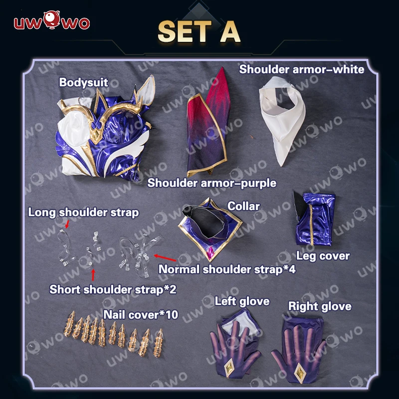 LAST BATCH UWOWO Evelynn Cosplay Game Coven Evelynn Cosplay Costume Bodysuit With Headpiece Halloween Costume